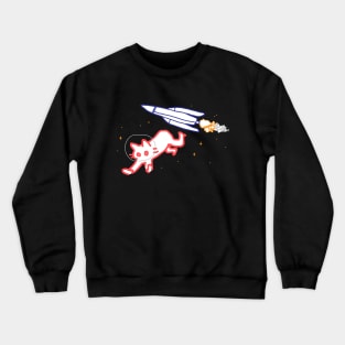 owie space trip Crewneck Sweatshirt